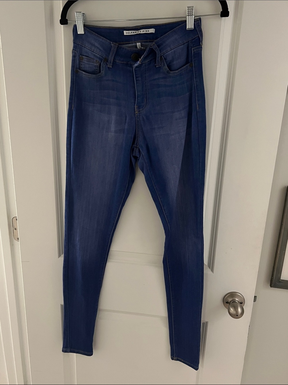 Celebrity Pink Dark Blue Skinny Jeans